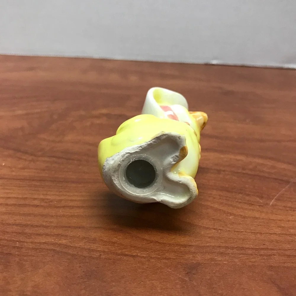 Vintage Yellow Duckling Chics ceramic‎ salt shaker